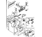 Kenmore 1106318701 machine sub-assembly diagram
