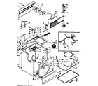 Kenmore 1106318732 machine sub-assembly diagram