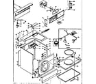 Kenmore 1106318742 machine sub-assembly diagram