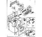 Kenmore 1106318801 machine sub-assembly diagram