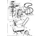 Craftsman 106151201 replacement parts diagram