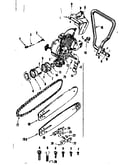 Engine and chain assembly