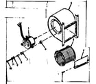 Kenmore 8676467 h-q blower assembly diagram