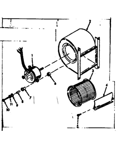 H-q blower assembly