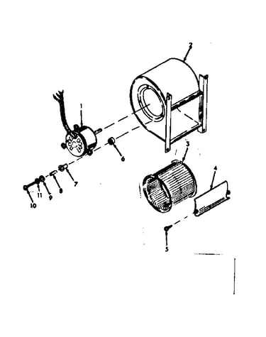 H-q blower assembly