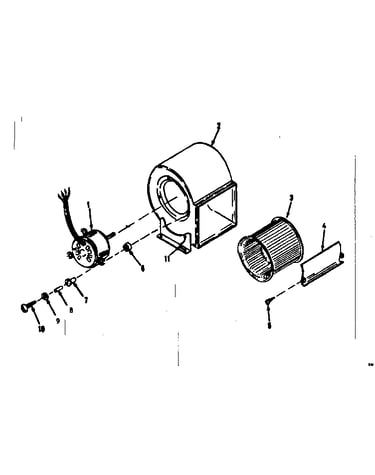 H-q blower assembly