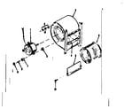 Kenmore 8676637 h-q blower assembly diagram