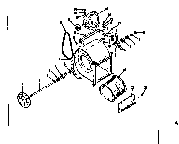 H-q blower assembly