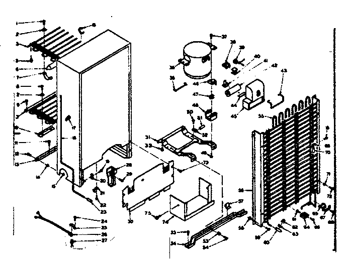 Freezer unit parts