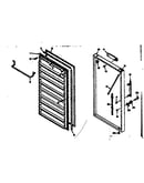 Freezer door parts