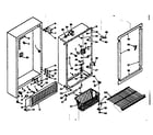 Kenmore 1066324170 cabinet parts diagram