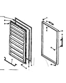 Freezer door parts