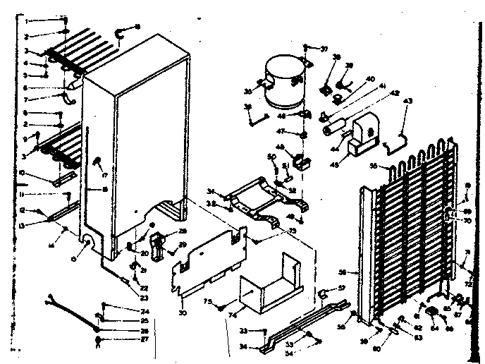 Freezer unit parts