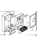 Freezer cabinet parts