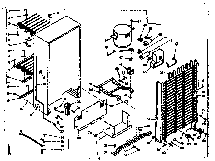 Freezer unit parts