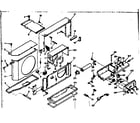 Kenmore 10663420 air flow parts diagram