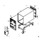 Kenmore 106634131 cabinet parts diagram