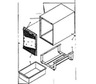 Kenmore 106634181 cabinet parts diagram
