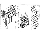 Kenmore 10663601 cabinet parts diagram