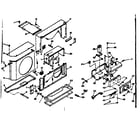 Kenmore 10663601 air flow parts diagram