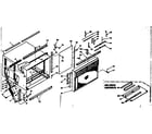 Kenmore 10663620 cabinet parts diagram