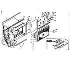 Kenmore 10663621 cabinet parts diagram