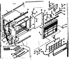 Kenmore 10663721 cabinet parts diagram