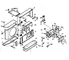 Kenmore 10663760 air flow parts diagram