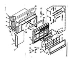 Kenmore 10664170 cabinet parts diagram