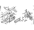 Kenmore 10664170 air flow parts diagram