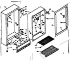 Kenmore 1066420170 cabinet parts diagram