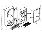 Kenmore 1066422110 cabinet parts diagram