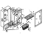 Kenmore 1066422210 cabinet parts diagram