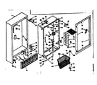 Kenmore 1066425151 cabinet parts diagram