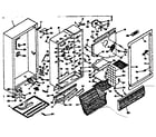 Kenmore 1066427150 cabinet parts diagram