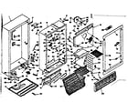 Kenmore 1066427171 cabinet parts diagram