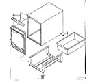 Kenmore 106644150 cabinet parts diagram