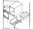 Kenmore 106644180 cabinet parts diagram