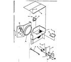 Kenmore 25363070 electrical system & air handling parts diagram