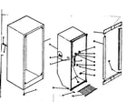 Kenmore 2536326090 cabinet parts diagram