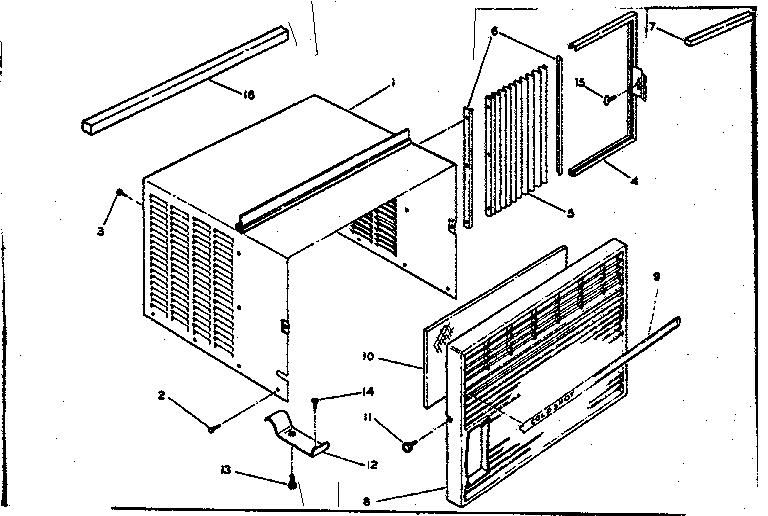 CABINET AND FRONT PARTS