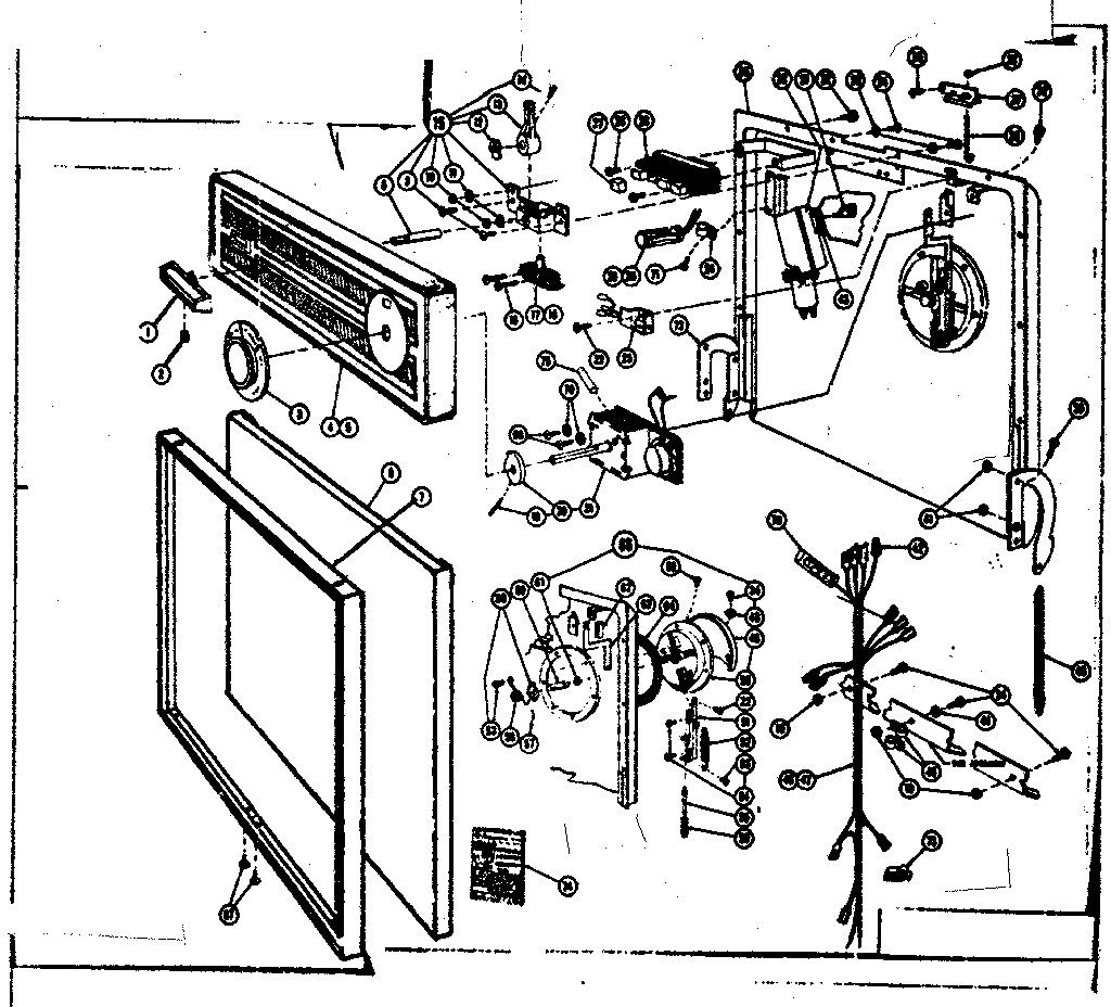 Control panel and door details