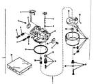 Craftsman 14316351 carburetor no. 29168 (lmg-132) diagram