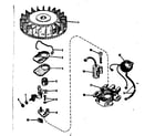 Craftsman 143102091 magneto (phelon f-3220-m3) diagram