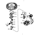 Craftsman 143102100 magneto (phelon f-3220-m3) diagram