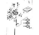 Craftsman 143102101 carburetor no.30119 (power products) diagram