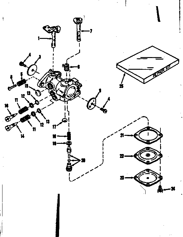 Carburetor no.30119 (power products)