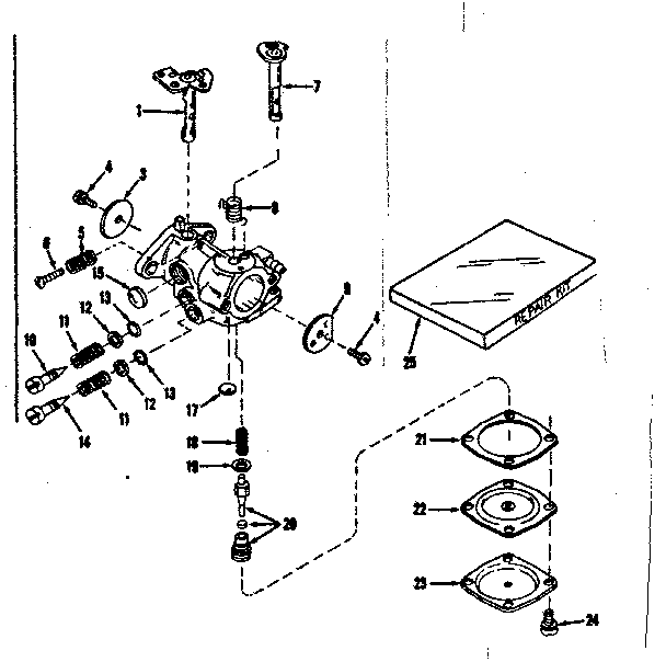 CARBURETOR NO.30119 (POWER PRODUCTS)