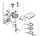 Craftsman 143102120 carburetor no.30119 (power products) diagram