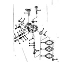 Craftsman 143102130 carburetor no.30119 (power products) diagram